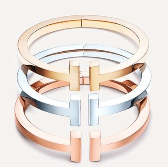 1 Oak Jewelry - T Cuff Bracelet Bangle